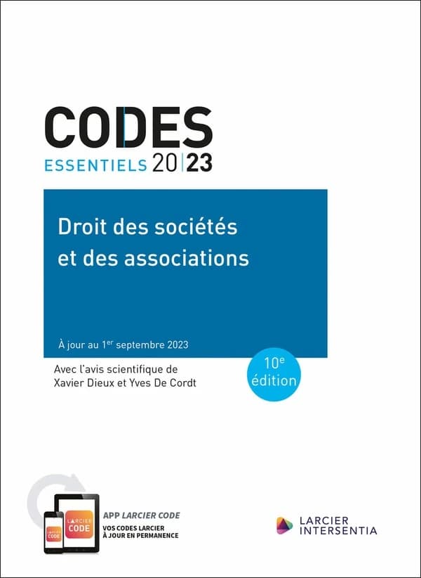 Droit des sociétés et des associations (10e éd., à jour au 1er septembre 2023)