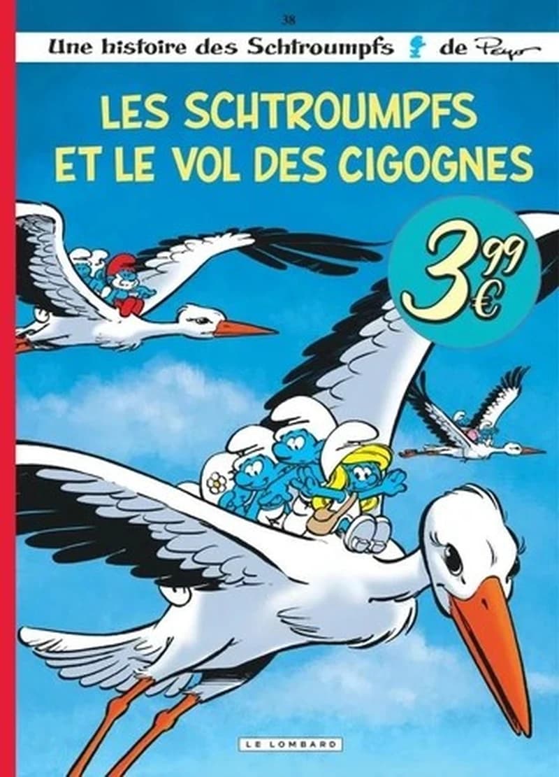 Les Schtroumpfs Tome 38 : les Schtroumpfs et le vol des cigognes