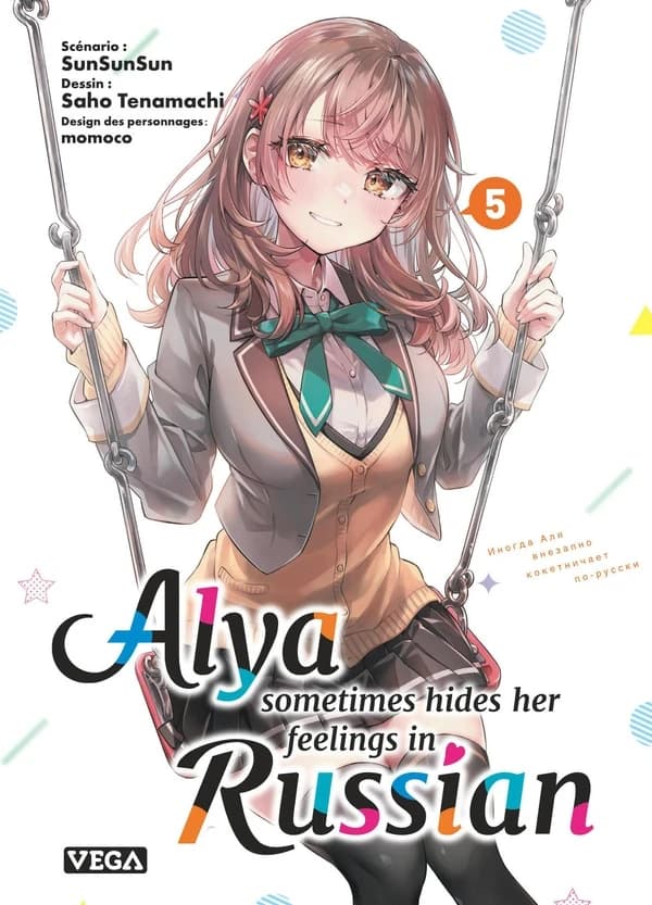 Alya sometimes hides her feelings in Russian. 5