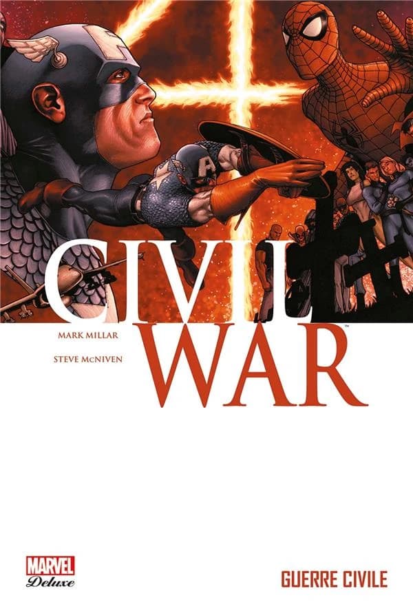 Guerre civile (Nouv. éd.) scénario Mark Millar ; dessins Steve McNiven, Steve Lieber