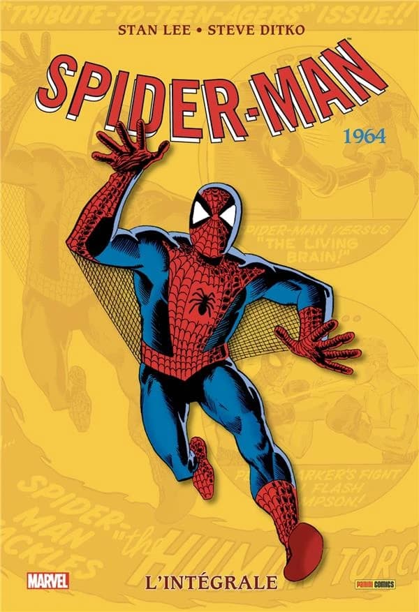 Spider-Man. vol. 2, 1964 (Nouvelle éd.) scénario, Stan Lee ; dessin, Steve Ditko ; couleurs, Andrew Yanchus ; traduction, Geneviève Coulomb...