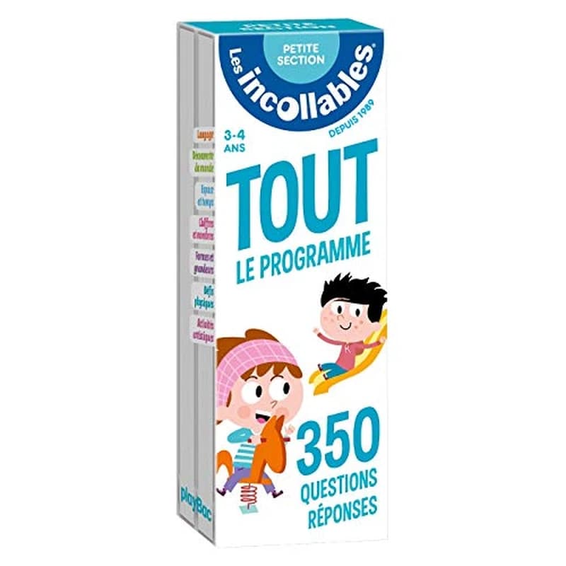 Les incollables : tout le programme de la petite section ; 3