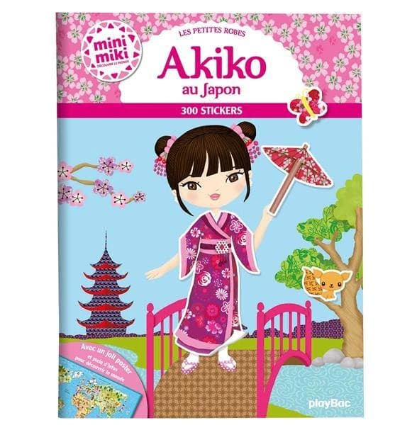 Les petites robes : Akiko au Japon : [Autocollant]