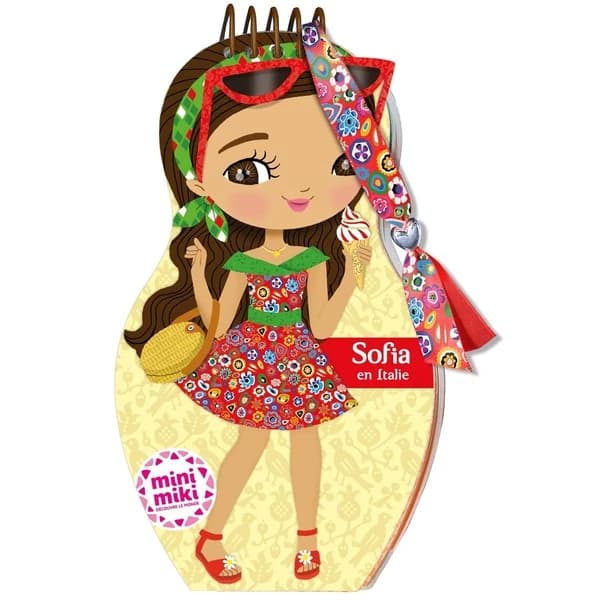 Sofia en Italie : Minimiki Découvre le monde : [Album à colorier]