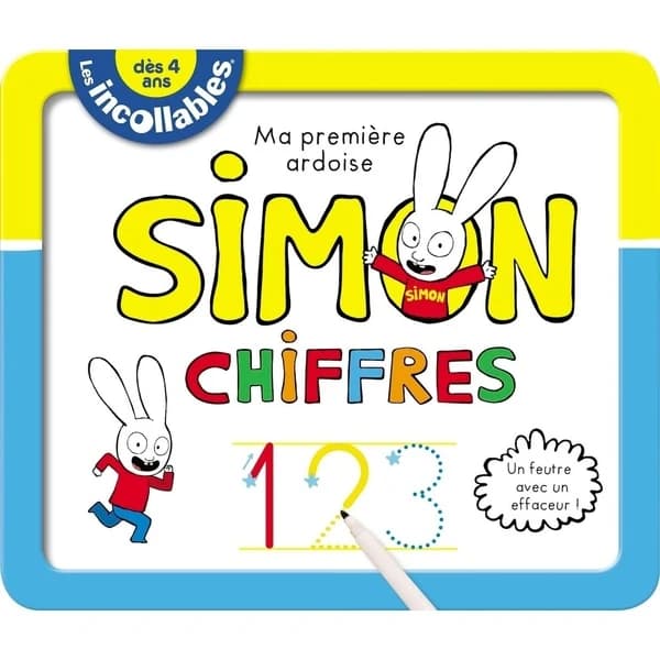 Les incollables : Simon : ma première ardoise ; chiffres
