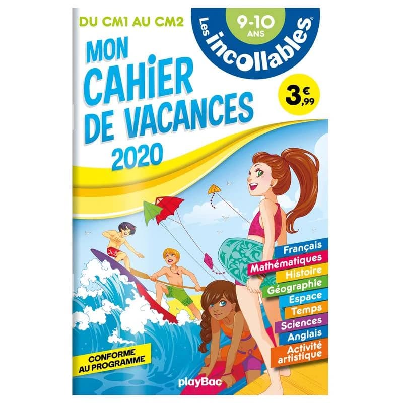 LES INCOLLABLES - CAHIER DE VACANCES 2020 - DU CM1 AU CM2