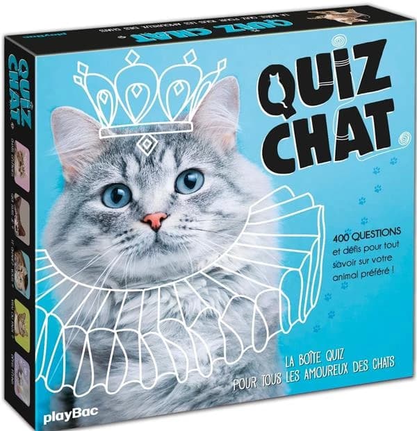 Quiz chat ; 400 questions et défis pour tout savoir sur votre animal préféré !