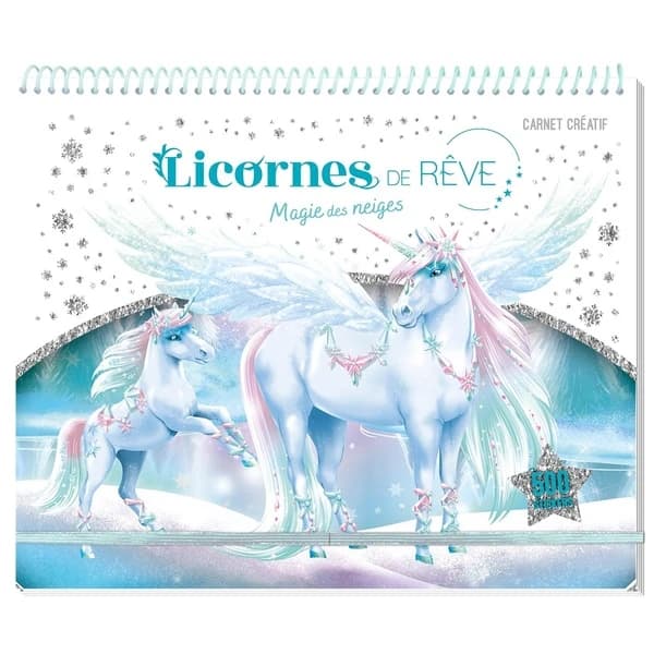 Licornes de rêve : magie des neiges : [Autocollant]