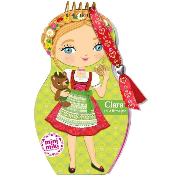 Clara en Allemagne : Minimiki découvre le monde : [Album à colorier]