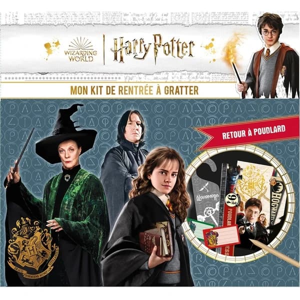 Mon matériel de rentrée à gratter Harry Potter : Retour à Poudlard ! : [Album à colorier]