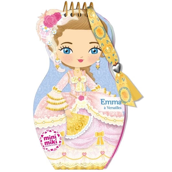 Emma à Versailles : Minimiki découvre le monde : [Album à colorier]