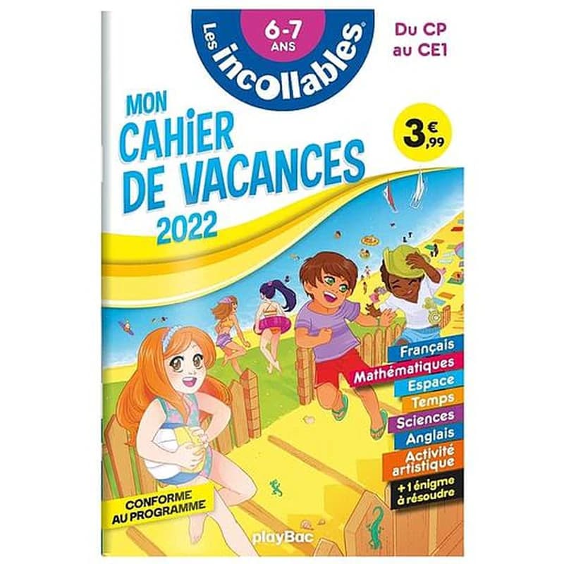 Mon cahier de vacances du CP au CE1