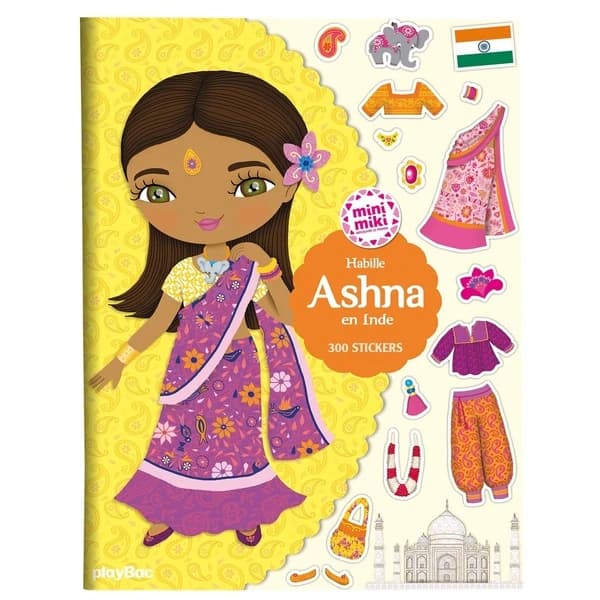 Habine Ashna en Inde : Minimiki : [Autocollant]