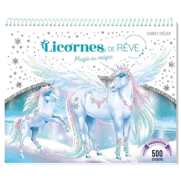 Licornes de rêve : magie des neiges : [Album à colorier]