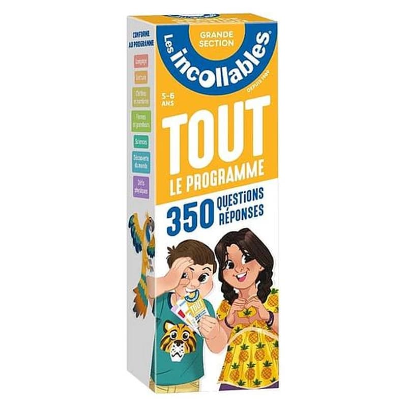 Les incollables : tout le programme ; GS ; 350 questions réponses