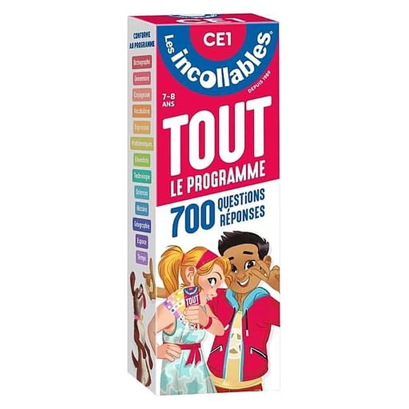 Les incollables : tout le programme ; CE1 ; 700 questions réponses