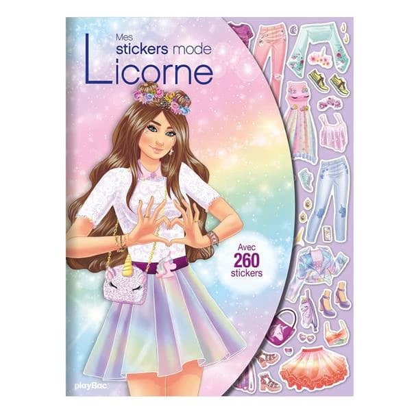 Mes stickers mode licorne : avec 260 stickers : [Autocollant]
