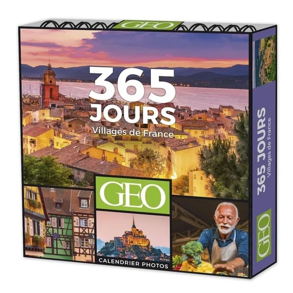365 jours : Villages de France remarquables ; Calendriers Geo