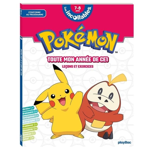 Toute mon année de CE1 Pokémon : Leçons et exercices