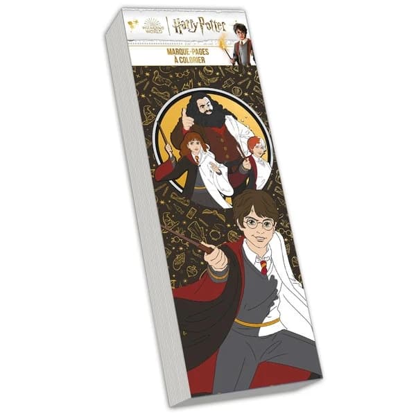 Marque-pages brillants à colorier Harry Potter