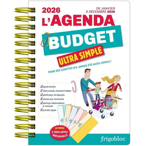 L'agenda budget ultra simple : De janvier à décembre 2026