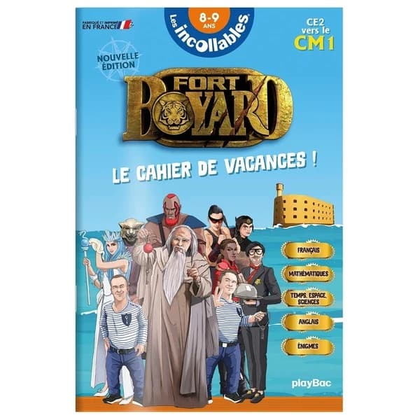 Les incollables : Cahier de vacances : Fort Boyard ; CE2 vers CM1 (édition 2025)