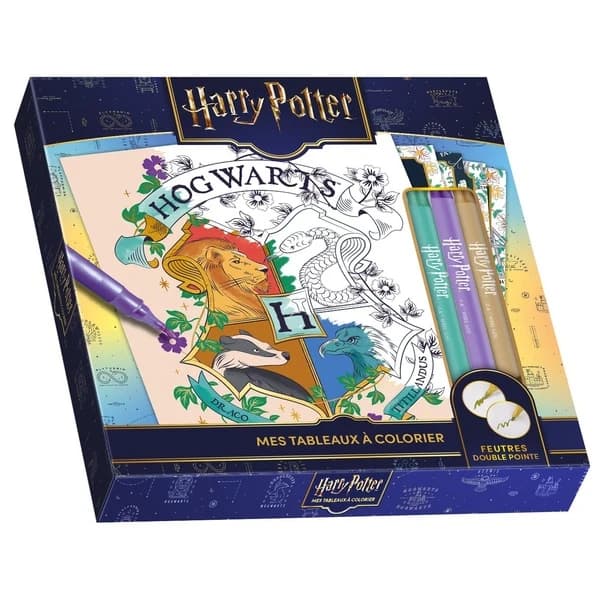 Harry Potter : Mes tableaux à colorier