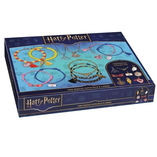 Harry Potter : Mes bijoux officiels à créer - Pendentifs officiels pour réaliser 9 bracelets et 2 colliers
