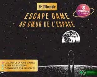 Escape game au coeur de l'espace : Avec 3 enquêtes de 45 minutes