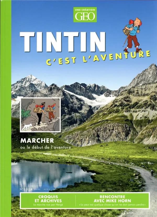 Tintin, c'est l'aventure n.15 : marcher ou le début de l'aventure