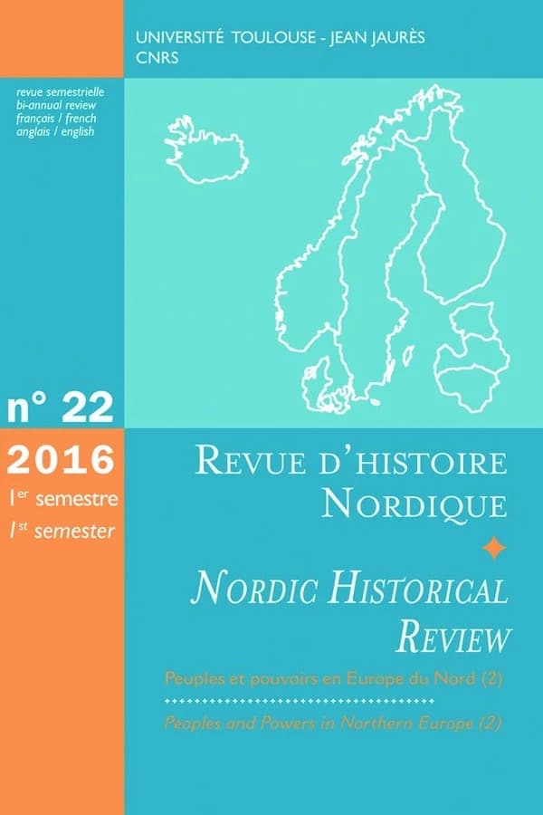 Revue d'histoire nordique Tome 2 : peuples et pouvoirs en Europe du nord