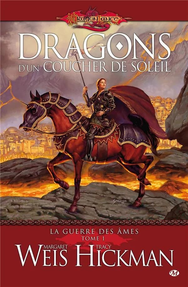 Dragons d'un coucher de soleil
