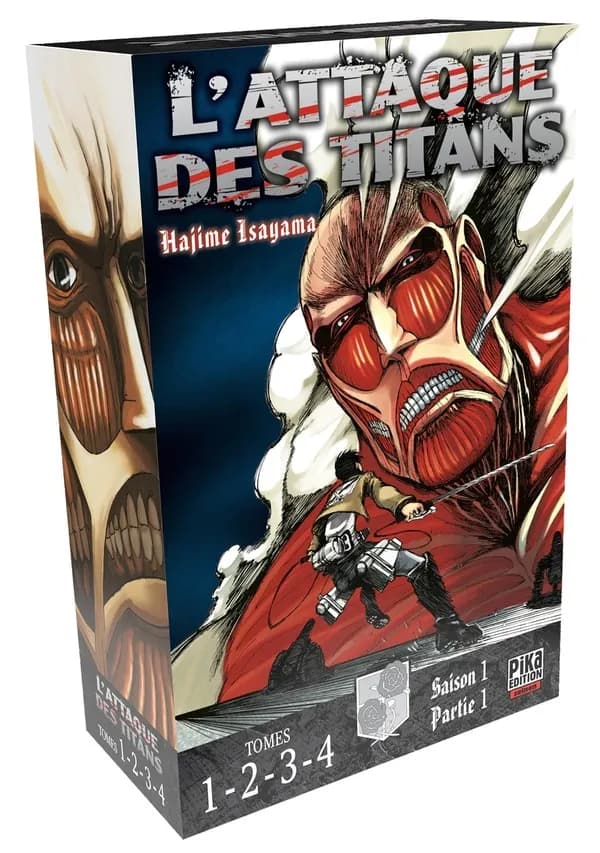 L'attaque des titans. Saison 1. Partie 1. Tomes 1 à 4