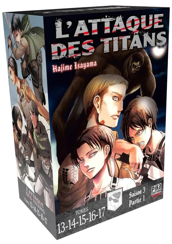 L'attaque des titans. Saison 3. Partie 1. Tomes 13 à 17