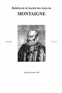 Bulletin de la société internationale des amis de Montaigne n.41