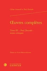 Paul Dermée : textes critiques