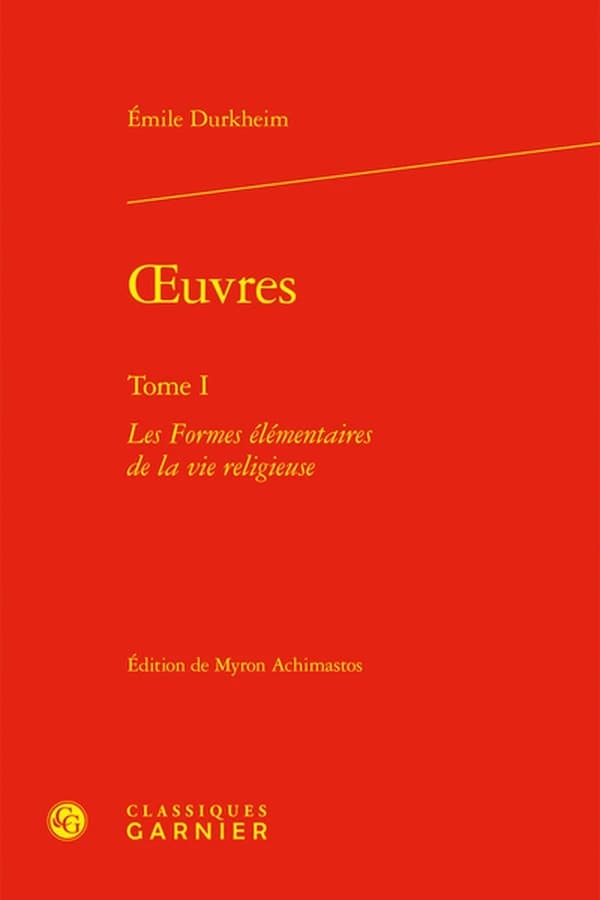 Les formes élémentaires de la vie religieuse