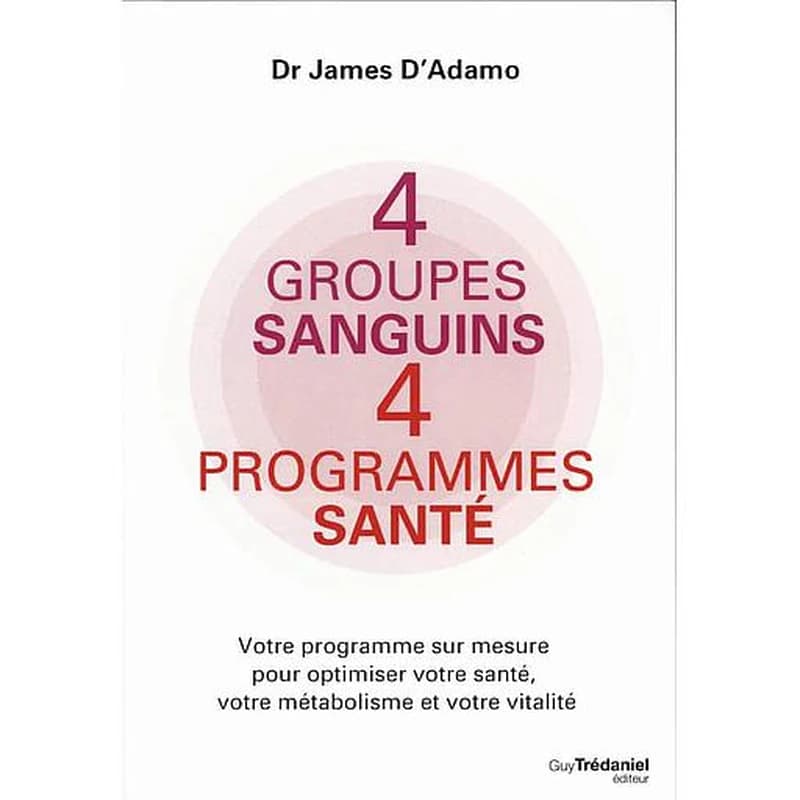 4 groupes sanguins, 4 programmes santé