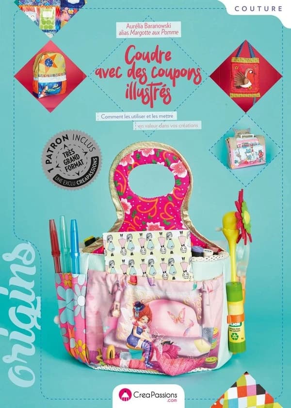Coudre avec des coupons illustrés : des tissus pratiques avec leur taille définie à l'avance, un avantage pour les débutants en couture !
