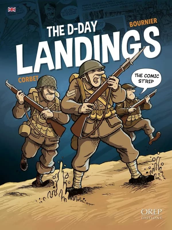 Le debarquement en bande dessinee (en anglais)