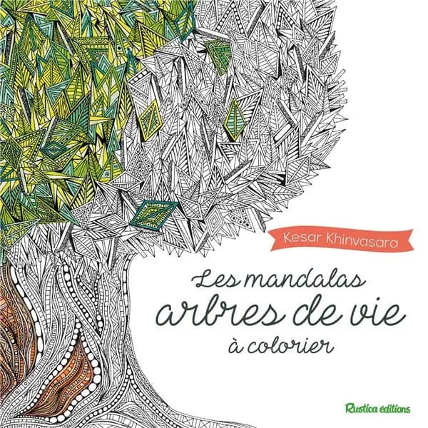 Les mandalas arbres de vie à colorier : [Album à colorier]