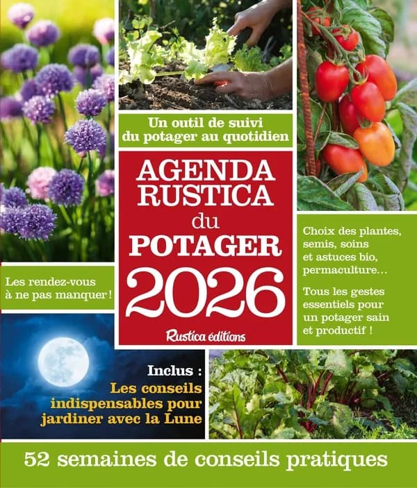 Agenda Rustica du potager : 52 semaines de conseils pratiques