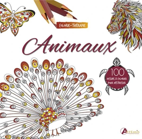 Animaux 100 dessins à colorier