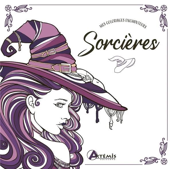 Sorcières : mes coloriages enchanteurs : [Album à colorier]