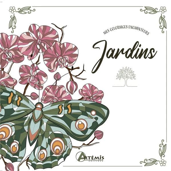 Jardins : mes coloriages enchanteurs : [Album à colorier]