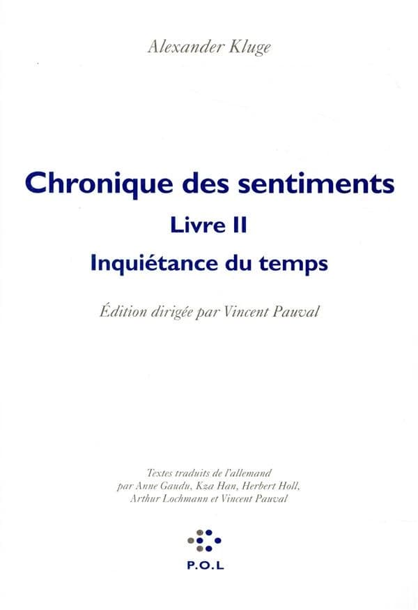 Chronique des sentiments