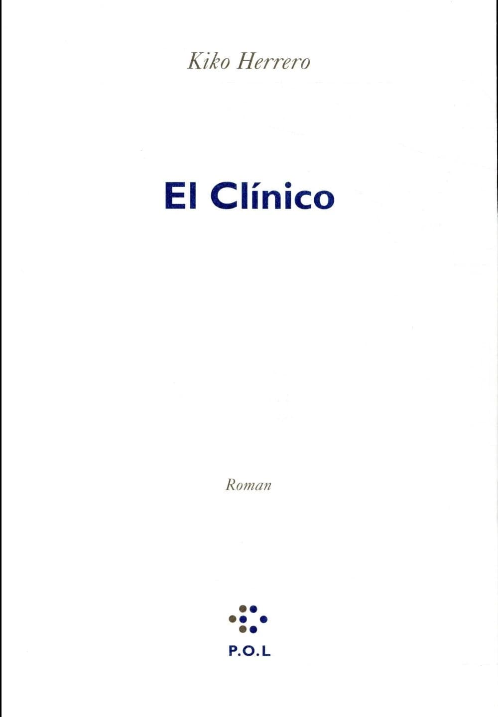 El Clínico : roman