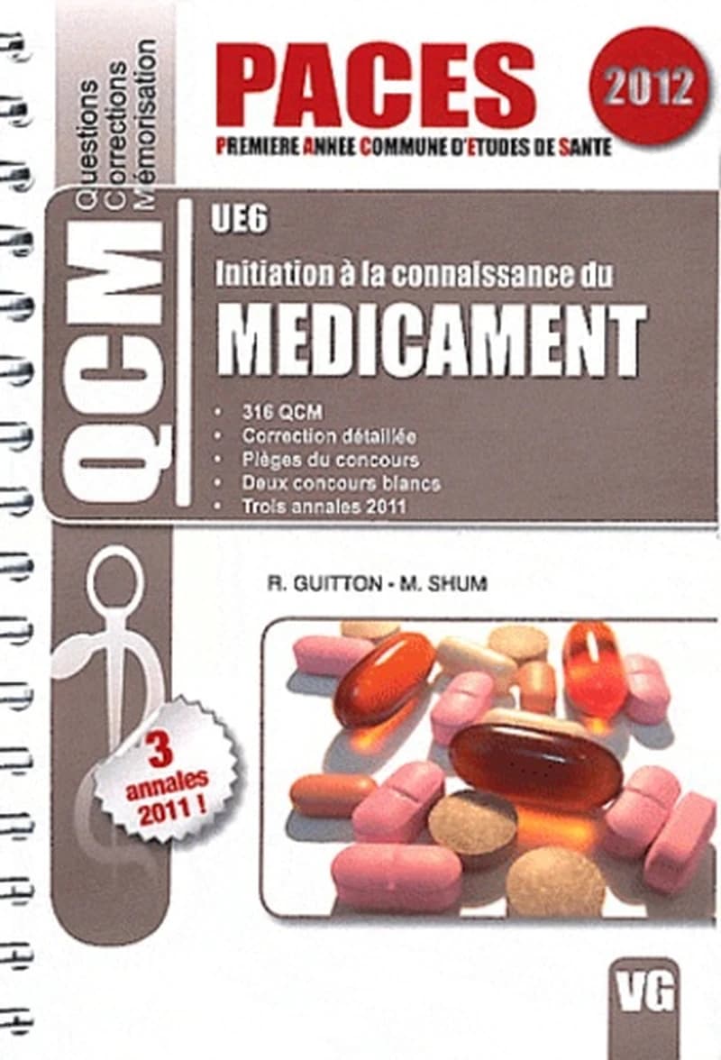 Initiation à la connaissance du médicament UE6