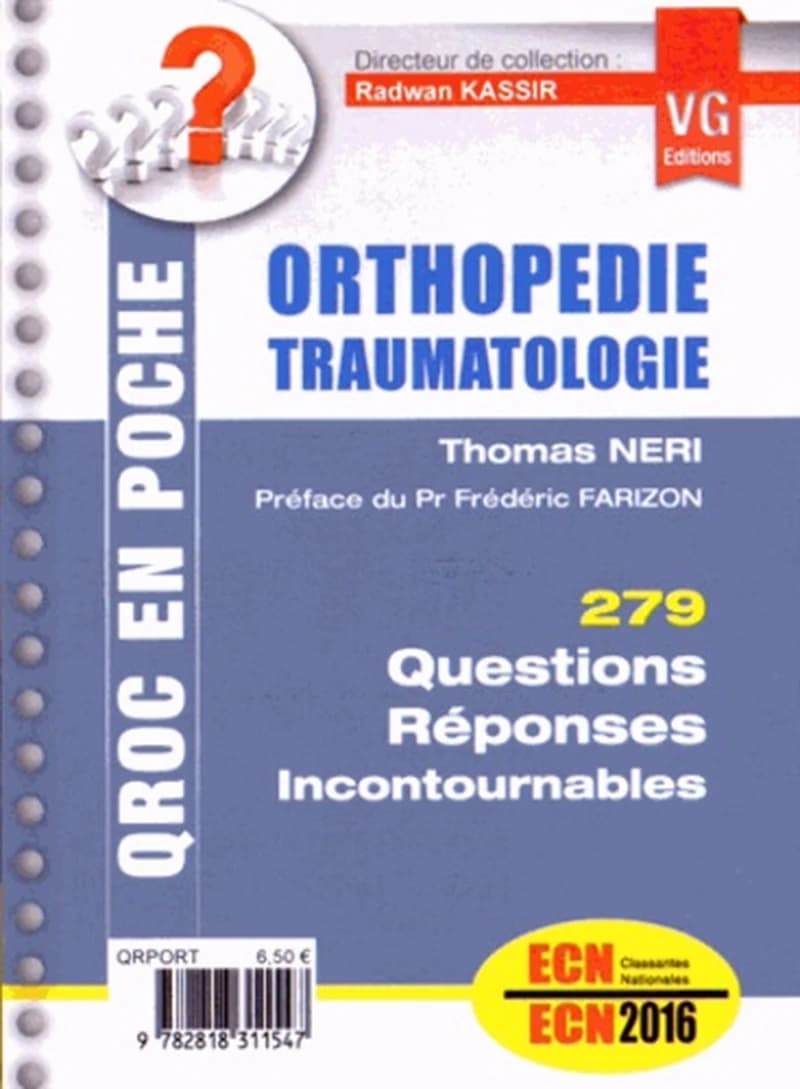 Qroc en poche ; orthopédie traumatologie