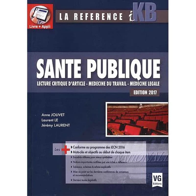 Santé publique - Lecture critique d'article, médecine du travail, médecine légale